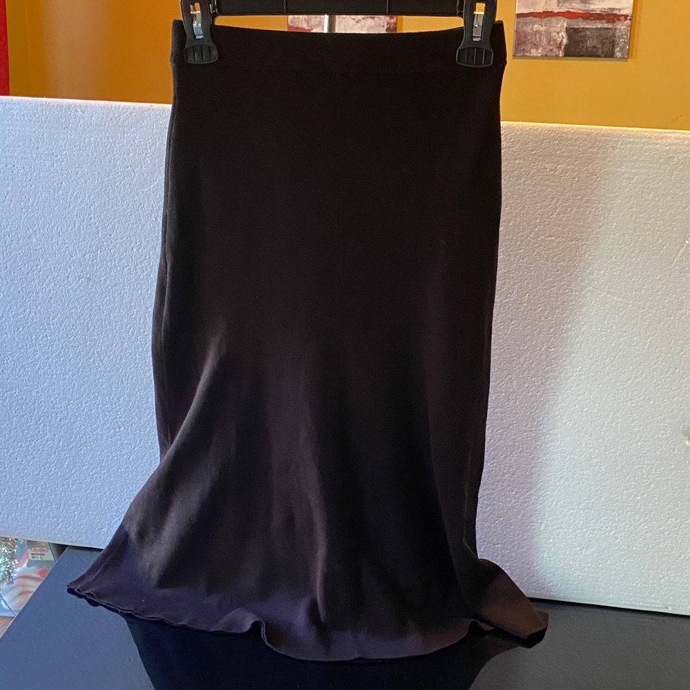 H&M Elegant Dark Midi Skirt